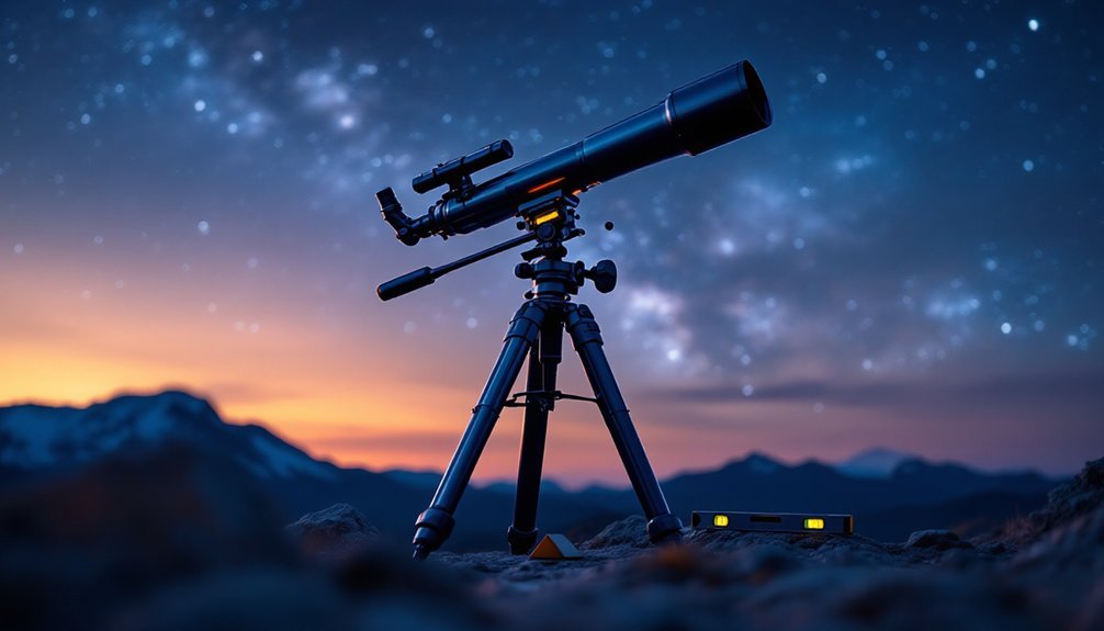 telescope tripod leveling techniques