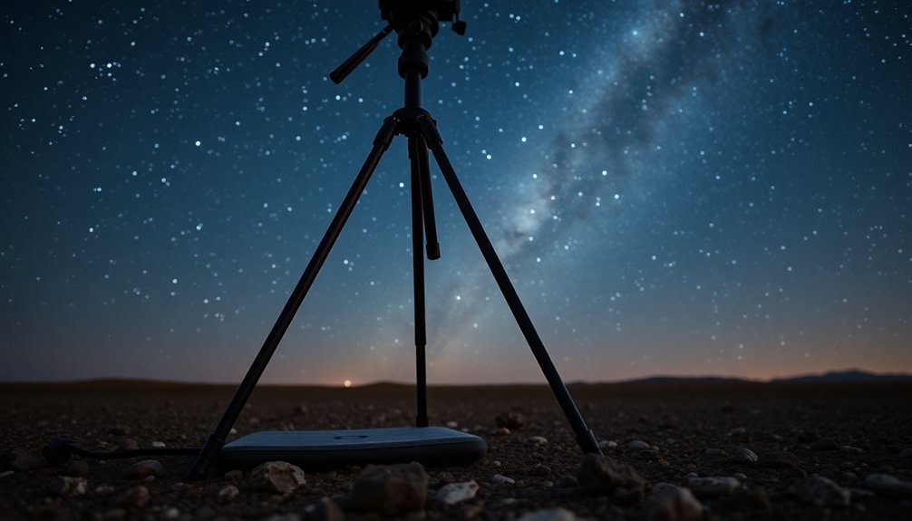 vibration free stargazing ground preparation