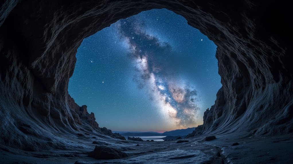 cave s ruggedness meets cosmic infinity