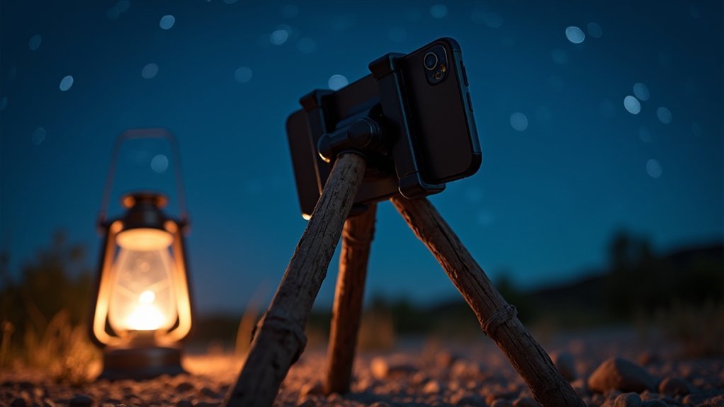 diy phone mount night photography