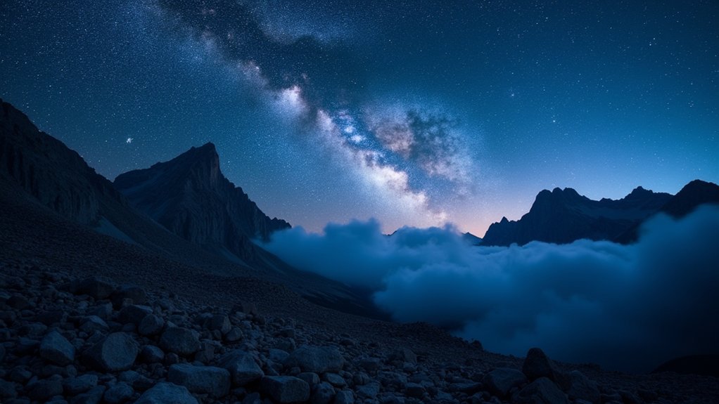 elevated clear night skies