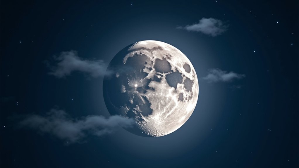 lunar textures illuminated beautifully