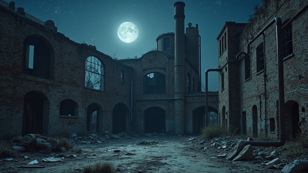 moonlit industrial decay photography