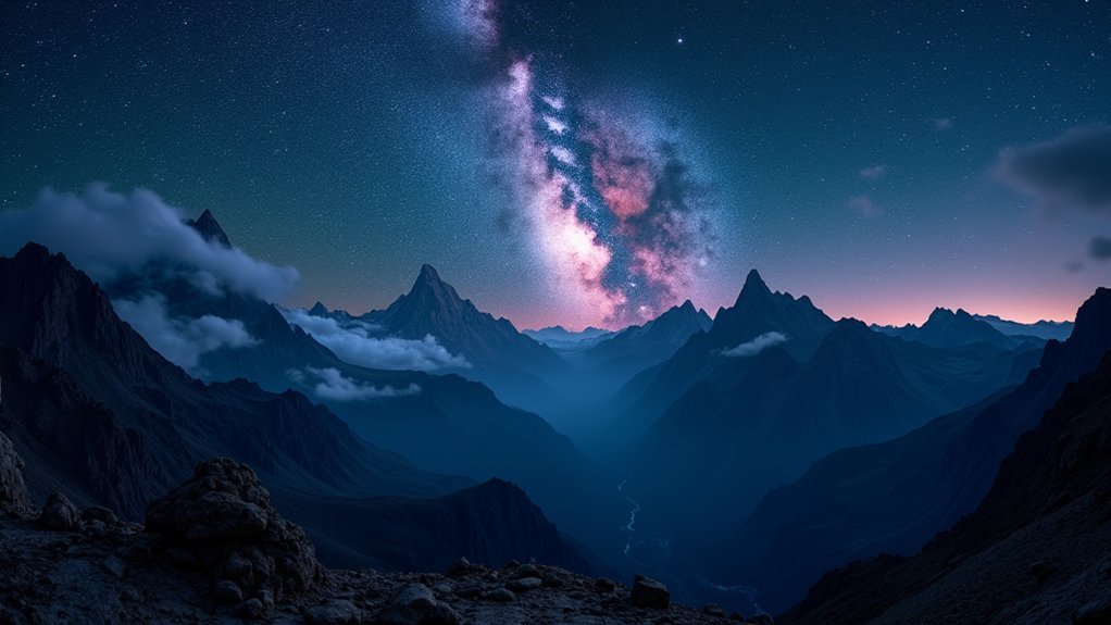 mountain peaks enhance stargazing