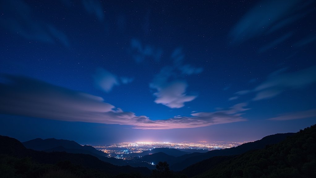 night photography light management