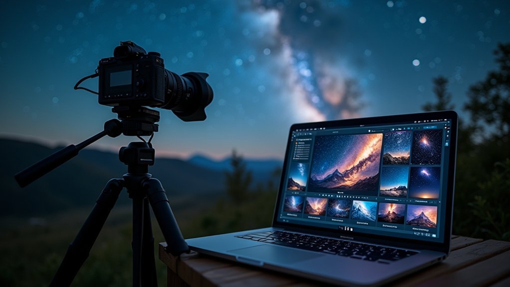 preparing astrophotography image files