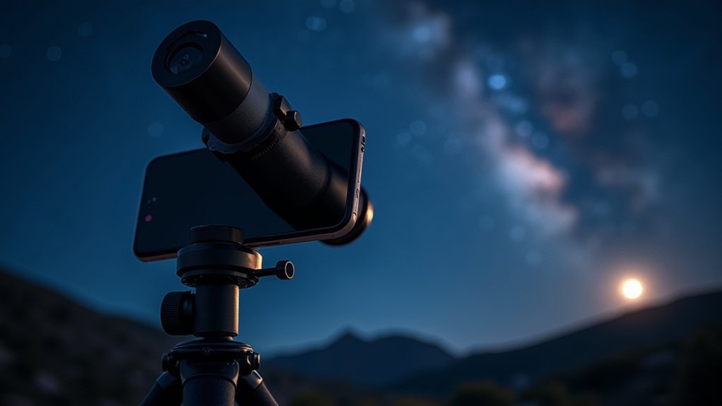 smartphone telescope adapter features