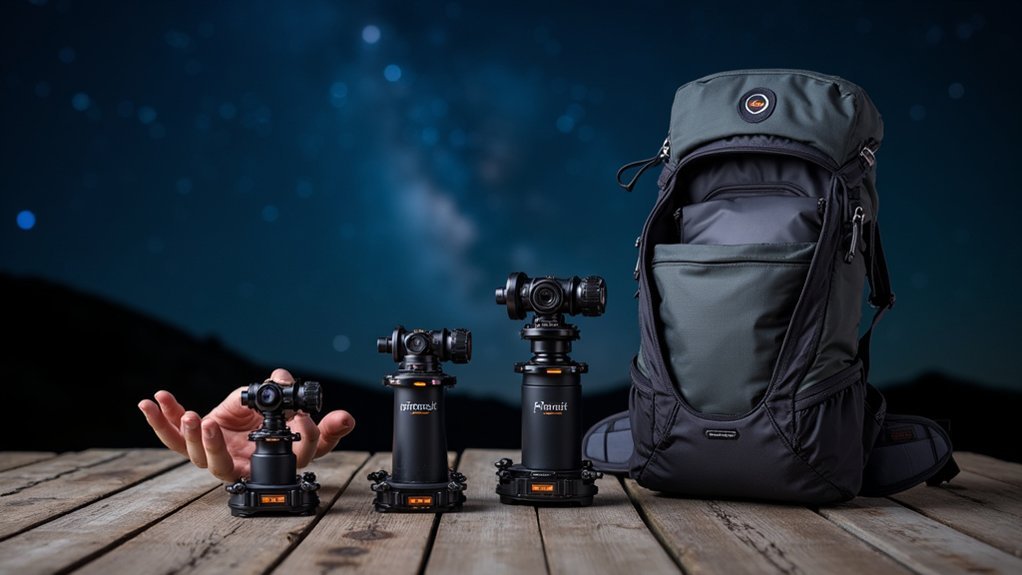 portable astrophotography tracking mounts